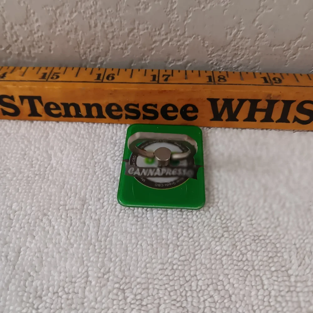 Green Phone Ring Holder